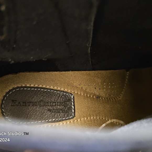 Blue Suede Leather Shorty Ankle Boots Admiral Blue Americana 9 Wide Paris - Picture 6 of 16